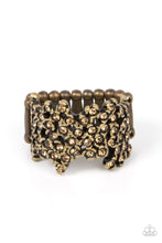 Load image into Gallery viewer, oak-sisters-jewelry-sizzling-shimmer-brass-ring-paparazzi-accessories-by-lisa