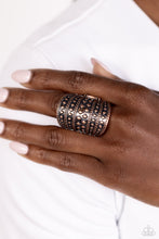 Load image into Gallery viewer, Paparazzi 🔆 Diamondback Bravado - Copper Ring