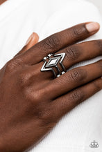 Load image into Gallery viewer, Paparazzi 🔆 Deceivingly Diamond - Black Ring