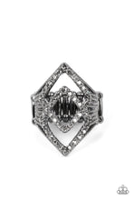 Load image into Gallery viewer, oak-sisters-jewelry-diamond-duet-black-ring-paparazzi-accessories-by-lisa