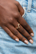 Load image into Gallery viewer, Paparazzi 🔆 Global Shock - Gold Ring