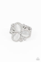 Load image into Gallery viewer, oak-sisters-jewelry-bewitched-blossoms-white-ring-paparazzi-accessories-by-lisa