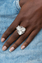 Load image into Gallery viewer, Paparazzi 🔆 Bewitched Blossoms - White Ring