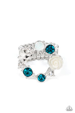 Load image into Gallery viewer, oak-sisters-jewelry-butterfly-bustle-blue-ring-paparazzi-accessories-by-lisa