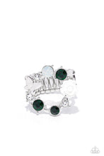 Load image into Gallery viewer, oak-sisters-jewelry-butterfly-bustle-green-ring-paparazzi-accessories-by-lisa
