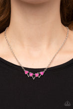 Load image into Gallery viewer, Paparazzi 🔆 Pyramid Prowl - Pink Necklace