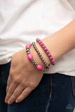 Load image into Gallery viewer, Paparazzi 🔆 Take by SANDSTORM - Pink Bracelet