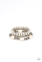 Load image into Gallery viewer, oak-sisters-jewelry-take-by-sandstorm-white-bracelet-paparazzi-accessories-by-lisa