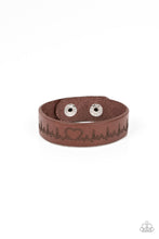 Load image into Gallery viewer, oak-sisters-jewelry-haute-heartbeat-brown-bracelet-paparazzi-accessories-by-lisa