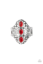 Load image into Gallery viewer, oak-sisters-jewelry-eye-catching-cats-eye-red-paparazzi-accessories-by-lisa