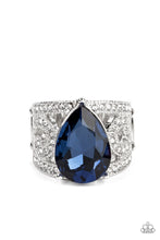 Load image into Gallery viewer, oak-sisters-jewelry-kinda-a-big-deal-blue-ring-paparazzi-accessories-by-lisa