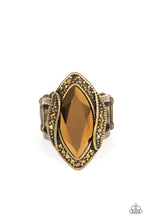 Load image into Gallery viewer, oak-sisters-jewelry-let-me-take-a-reign-check-brass-ring-paparazzi-accessories-by-lisa