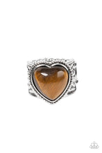 Load image into Gallery viewer, oak-sisters-jewelry-stone-age-admirer-brown-ring-paparazzi-accessories-by-lisa