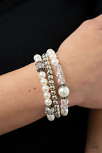 Load image into Gallery viewer, Paparazzi 🔆 Positively Polished - White Bracelet