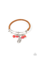 Load image into Gallery viewer, oak-sisters-jewelry-running-a-fowl-red-paparazzi-accessories-by-lisa