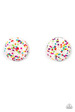 Load image into Gallery viewer, oak-sisters-jewelry-kaleidoscope-sky-white-post earrings-paparazzi-accessories-by-lisa