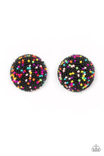 Load image into Gallery viewer, oak-sisters-jewelry-kaleidoscope-sky-black-post earrings-paparazzi-accessories-by-lisa