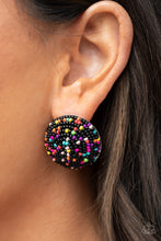 Load image into Gallery viewer, Paparazzi 🔆 Kaleidoscope Sky - Black Post Earrings