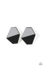 Load image into Gallery viewer, oak-sisters-jewelry-generically-geometric-black-post earrings-paparazzi-accessories-by-lisa