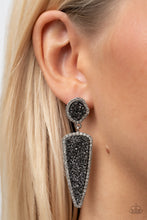 Load image into Gallery viewer, Paparazzi π Druzy Desire - Silver Post Earrings