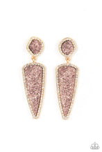 Load image into Gallery viewer, oak-sisters-jewelry-druzy-desire-gold-post earrings-paparazzi-accessories-by-lisa