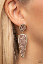 Load image into Gallery viewer, Paparazzi 🔆 Druzy Desire - Gold Post Earrings