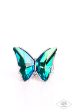 Load image into Gallery viewer, oak-sisters-jewelry-fluorescent-flutter-green-ring-paparazzi-accessories-by-lisa