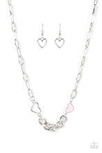 Load image into Gallery viewer, oak-sisters-jewelry-little-charmer-pink-necklace-paparazzi-accessories-by-lisa