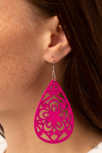 Load image into Gallery viewer, Paparazzi 🔆 Marine Eden - Pink Earrings