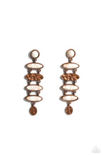 Load image into Gallery viewer, oak-sisters-jewelry-rustic-reverie-copper-post earrings-paparazzi-accessories-by-lisa
