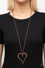 Load image into Gallery viewer, Paparazzi 🔆 Hopelessly In Love - Copper Necklace