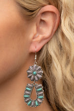 Load image into Gallery viewer, Paparazzi 🔆 Badlands Eden - Silver Earrings