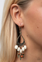 Load image into Gallery viewer, Paparazzi 🔆 Adobe Air - Brass Earrings