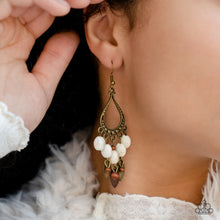 Load image into Gallery viewer, Paparazzi 🔆 Adobe Air - Brass Earrings