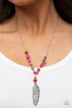 Load image into Gallery viewer, Paparazzi 🔆 Watch Me Fly - Pink Necklace