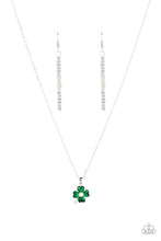 Load image into Gallery viewer, oak-sisters-jewelry-kiss-me-im-irish-green-paparazzi-accessories-by-lisa
