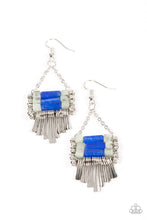 Load image into Gallery viewer, oak-sisters-jewelry-riverbed-bounty-blue-earrings-paparazzi-accessories-by-lisa