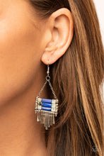 Load image into Gallery viewer, Paparazzi 🔆 Riverbed Bounty - Blue Earrings