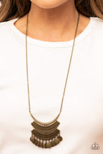 Load image into Gallery viewer, Paparazzi 🔆 Under the EMPRESS-ion - Brass Necklace