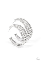 Load image into Gallery viewer, oak-sisters-jewelry-cosmopolitan-cool-white-earrings-paparazzi-accessories-by-lisa