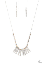 Load image into Gallery viewer, oak-sisters-jewelry-rustic-hot-rod-silver-necklace-paparazzi-accessories-by-lisa