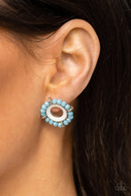 Load image into Gallery viewer, Paparazzi 🔆 Nautical Notion - Blue Post Earrings