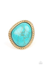 Load image into Gallery viewer, oak-sisters-jewelry-take-the-high-rodeo-gold-ring-paparazzi-accessories-by-lisa