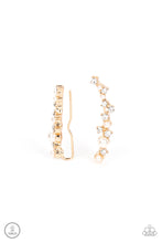 Load image into Gallery viewer, oak-sisters-jewelry-couture-crawl-gold-post earrings-paparazzi-accessories-by-lisa