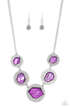 Load image into Gallery viewer, oak-sisters-jewelry-raw-charisma-purple-necklace-paparazzi-accessories-by-lisa