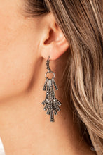 Load image into Gallery viewer, Paparazzi 🔆 Fan of Glam - Silver Post Earrings