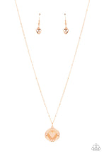 Load image into Gallery viewer, oak-sisters-jewelry-lovestruck-shimmer-gold-necklace-paparazzi-accessories-by-lisa