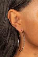 Load image into Gallery viewer, Paparazzi 🔆 Can I Get a HOOP HOOP - Silver Earrings