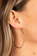 Load image into Gallery viewer, Paparazzi 🔆 Can I Get a HOOP HOOP - Gold Earrings