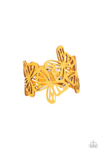 Load image into Gallery viewer, oak-sisters-jewelry-butterfly-breeze-yellow-bracelet-paparazzi-accessories-by-lisa